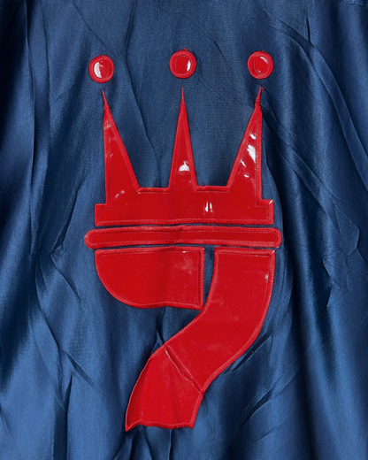 Y2K Dada Supreme Crown 7 Jersey Shirt with Red Vinyl Applique XL