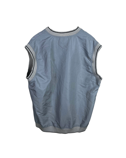 Vintage 90s Essence V-neck Windbreaker Vest Large