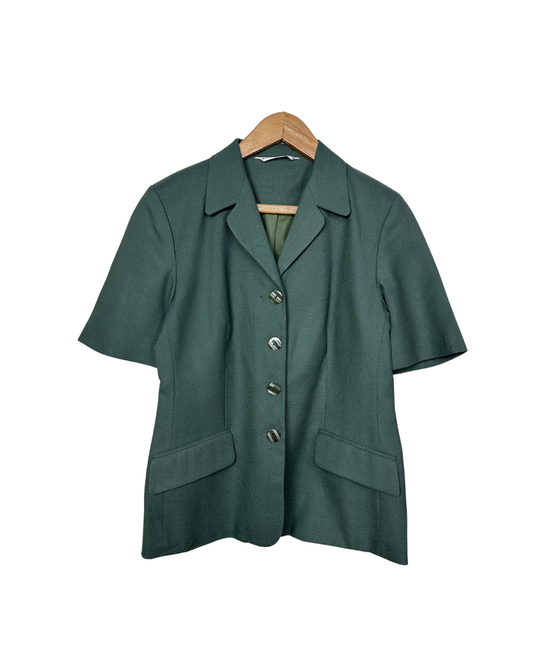 Vintage Structured Blouse Medium