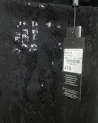 NWT By Juliene Mcdonald Sequin Backless Jumpsuit - Size 18