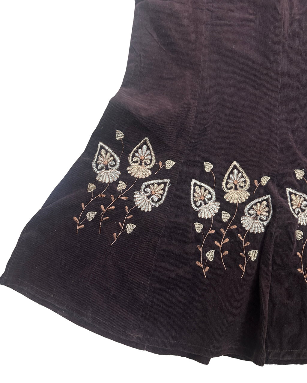 Embroidered Maxi Skirt