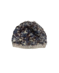 Fuzzy Multicolor Knit Beanie