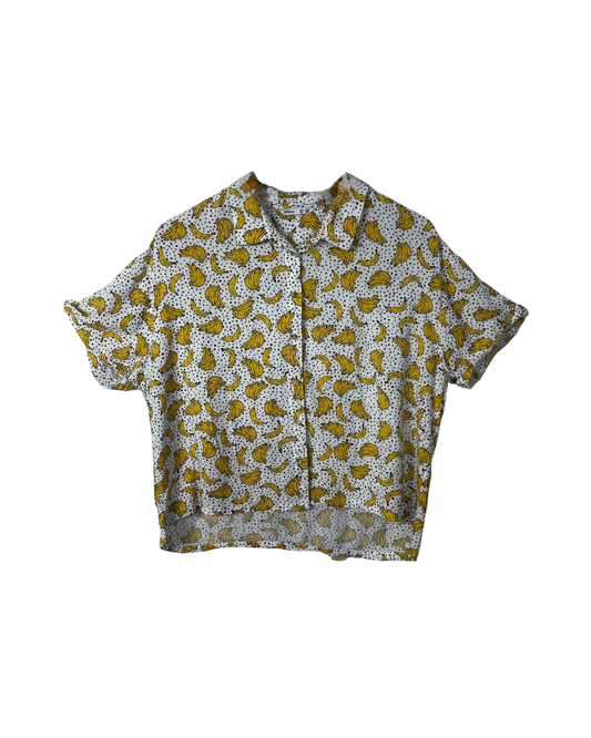 Banana Pattern Women's Shirt - Women's XL