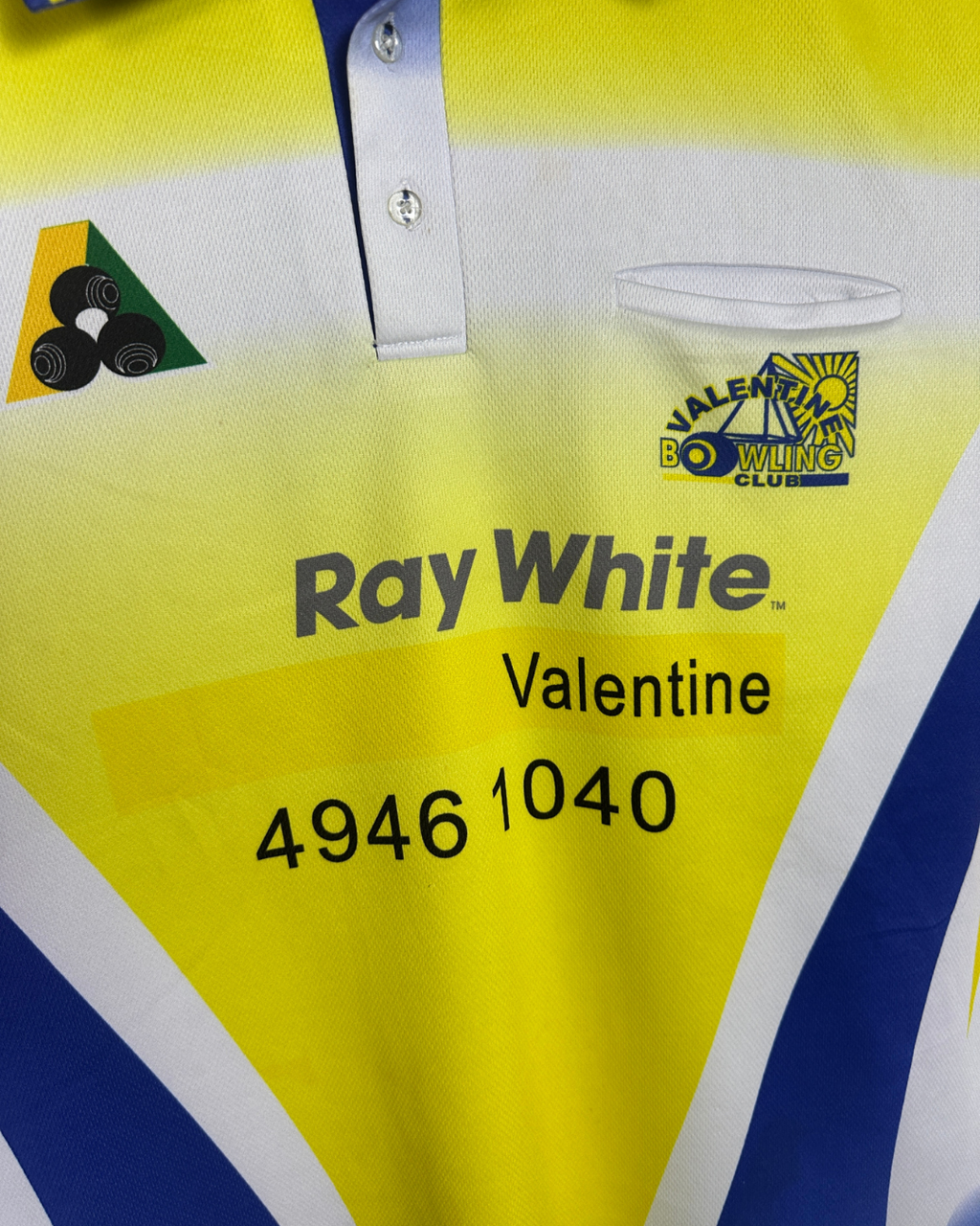 Official Valentine Bowling Club "Lakers" Lawn Bowls Polo Shirt
