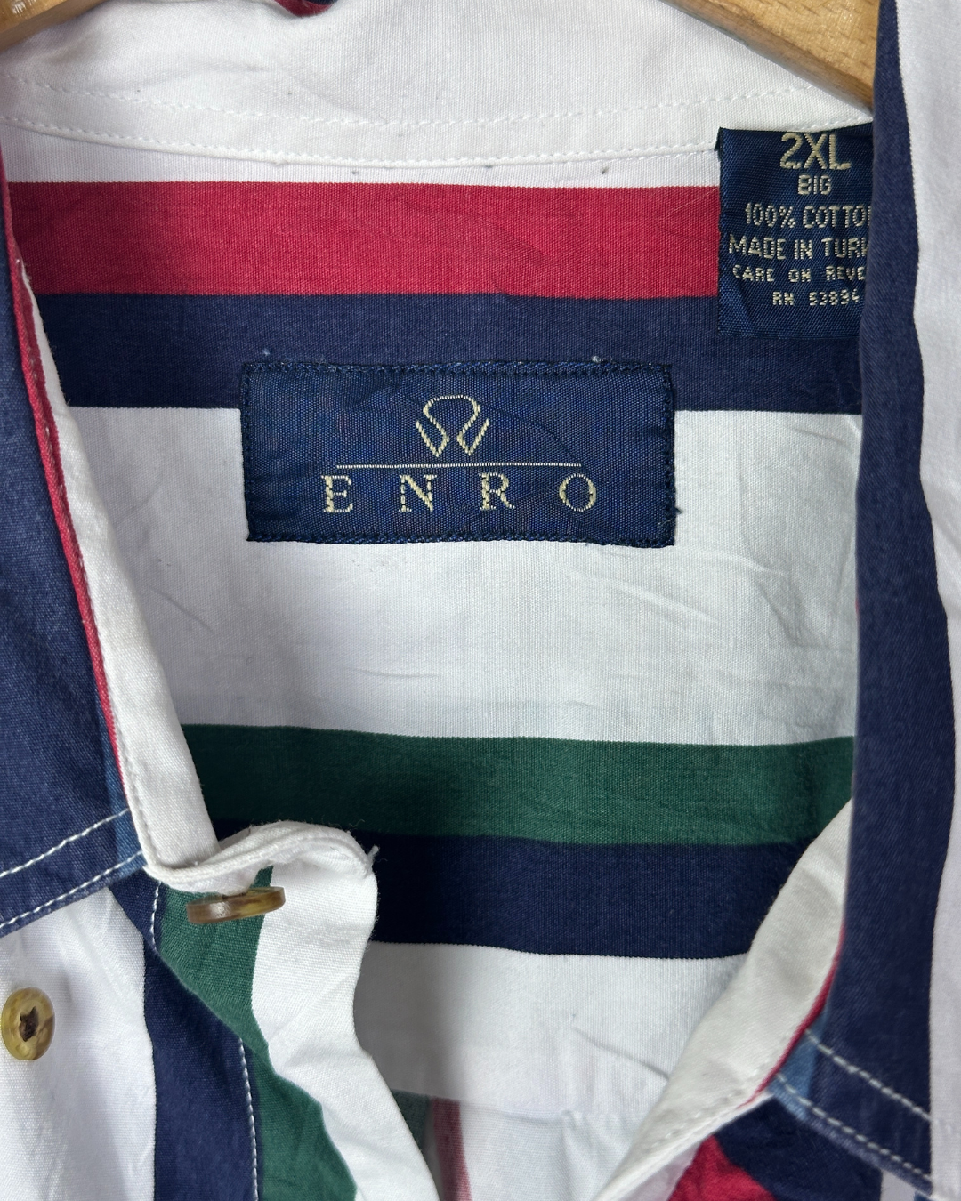 Enro Striped Shirt 2XL