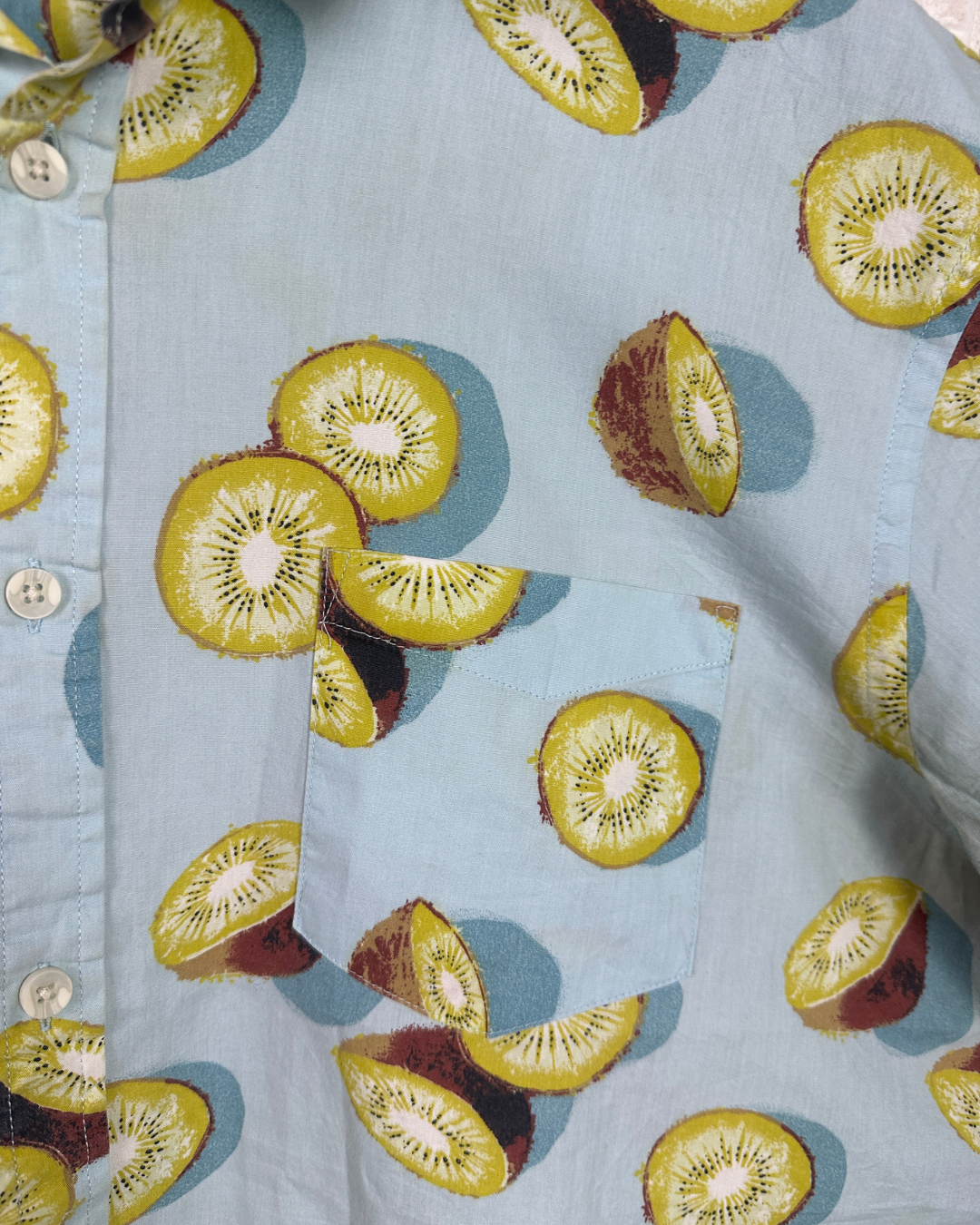 Kiwi Pattern Shirt 2XL