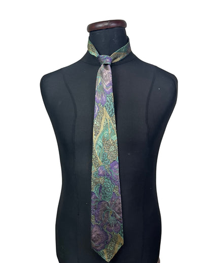Brocade Necktie Made in Italy 8.5 cm