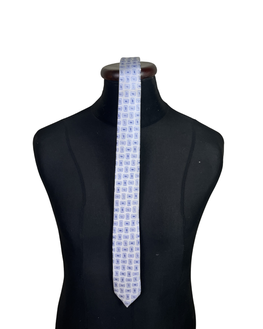 C&A Lavender Geometric Necktie