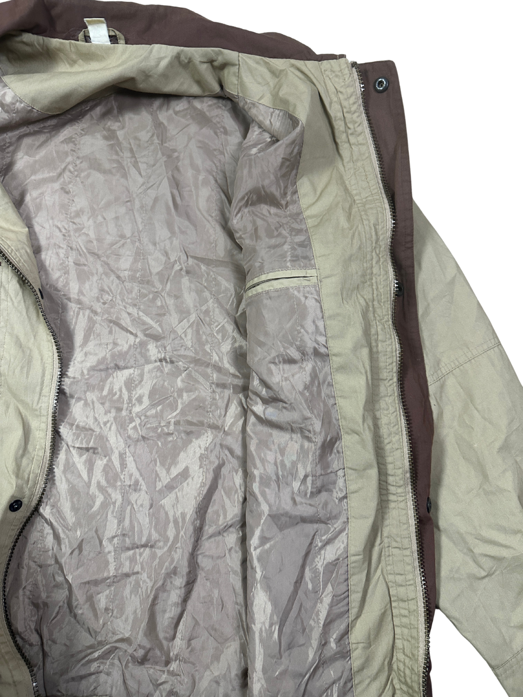 Vintage Two-Tone Utility Bomber Style Jacket - XL