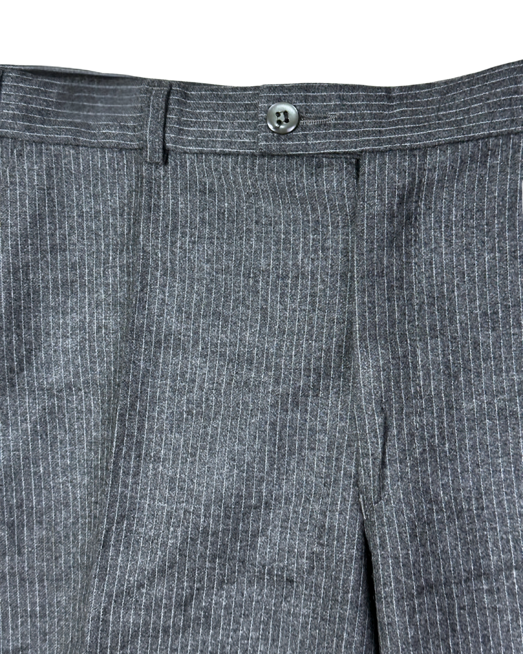 Vintage Pinstripe Pure Virgin Wool Full Suit - Size 50