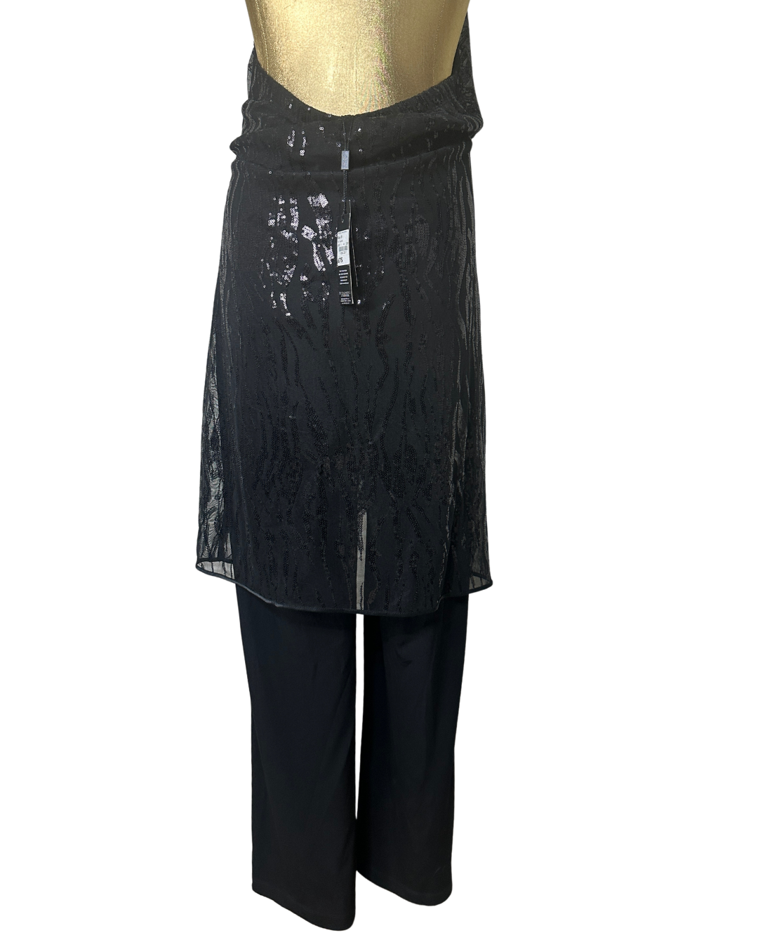NWT By Juliene Mcdonald Sequin Backless Jumpsuit - Size 18