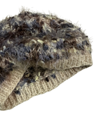 Fuzzy Multicolor Knit Beanie