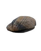 Seeberger Germany Mohair Plaid Flat Cap