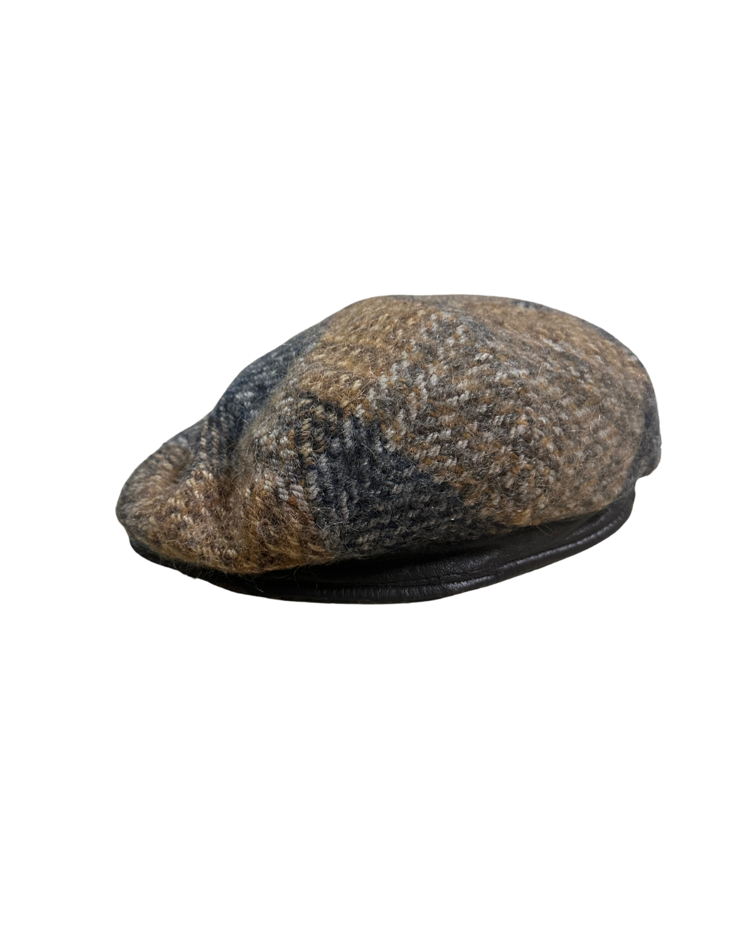 Seeberger Germany Mohair Plaid Flat Cap