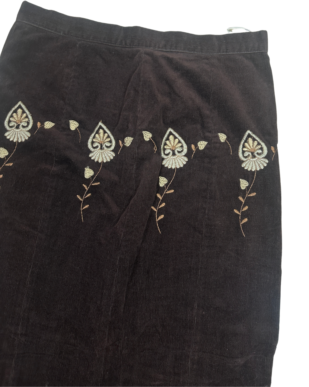 Embroidered Maxi Skirt