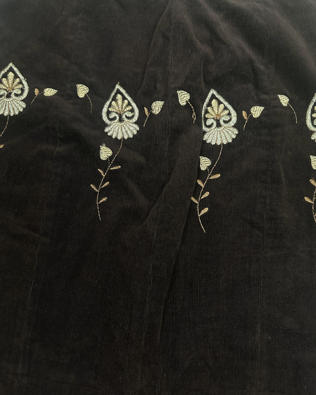 Embroidered Maxi Skirt