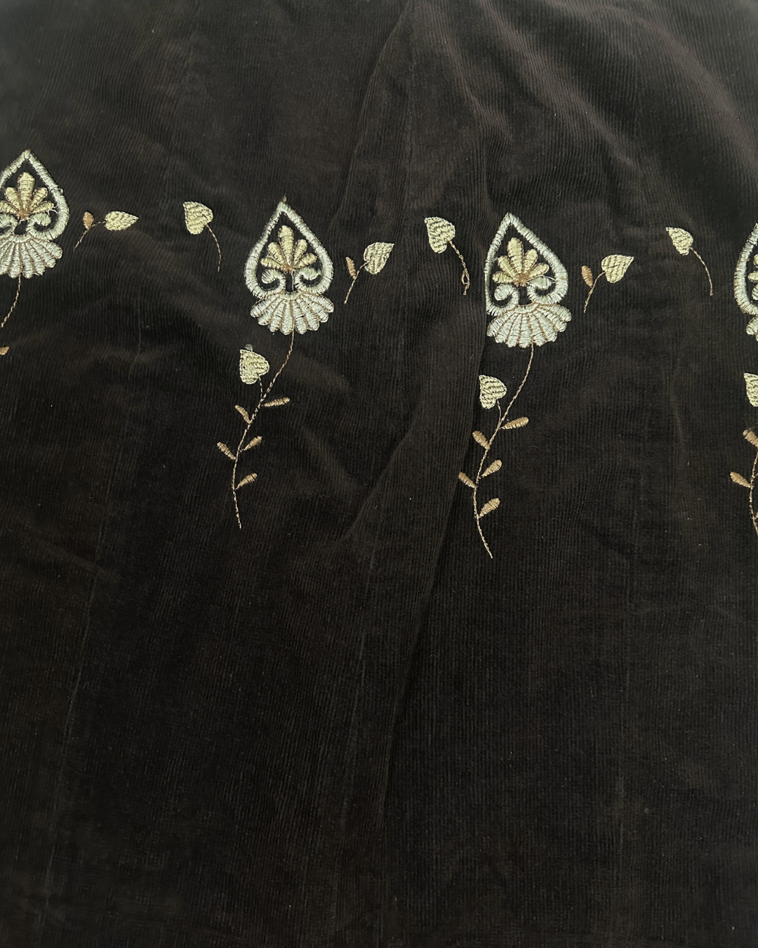Embroidered Maxi Skirt