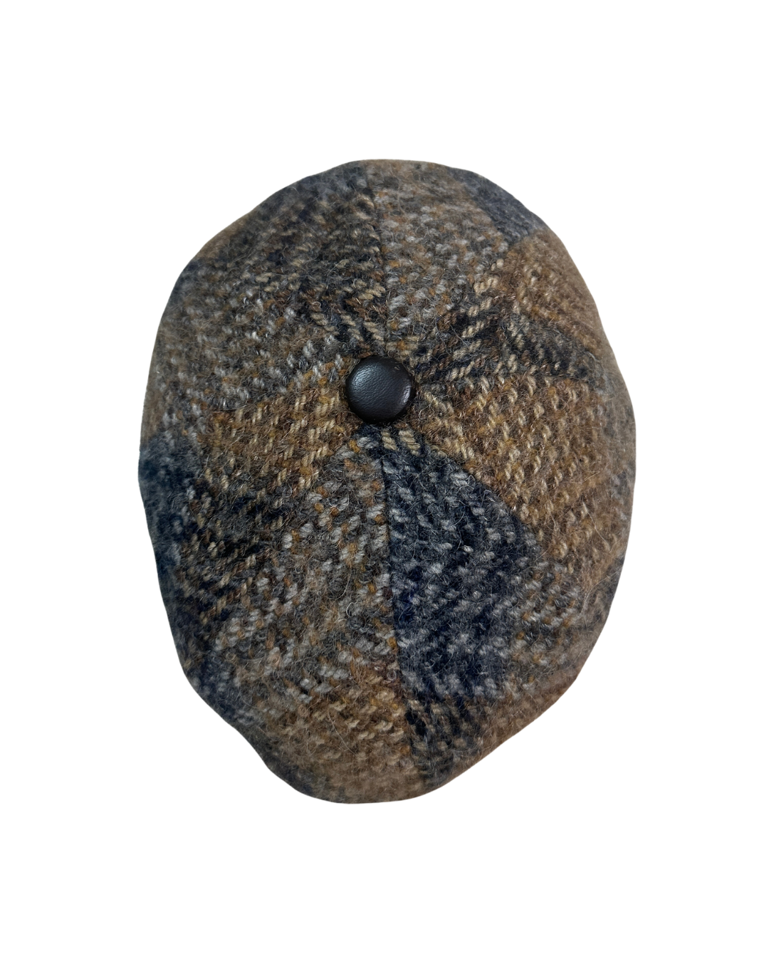 Seeberger Germany Mohair Plaid Flat Cap