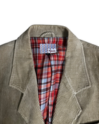 Vintage Quick Beige Corduroy Patch Blazer