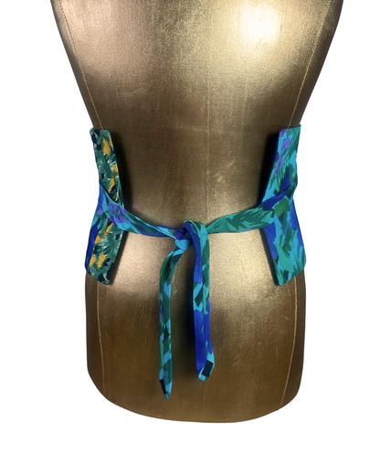 Handmade Upcycled Tie Vest Top & Choker