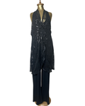 NWT By Juliene Mcdonald Sequin Backless Jumpsuit - Size 18