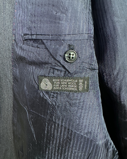 Vintage Weller Pure New Wool Blue Blazer (Swiss Fabric) - 2XL