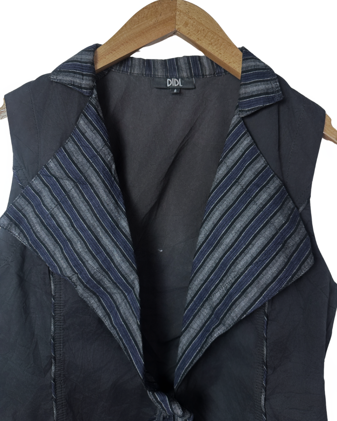 Vintage Tie-Front Vest  Medium