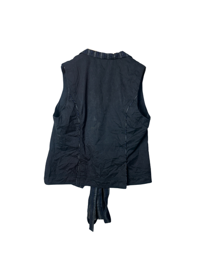 Vintage Tie-Front Vest  Medium