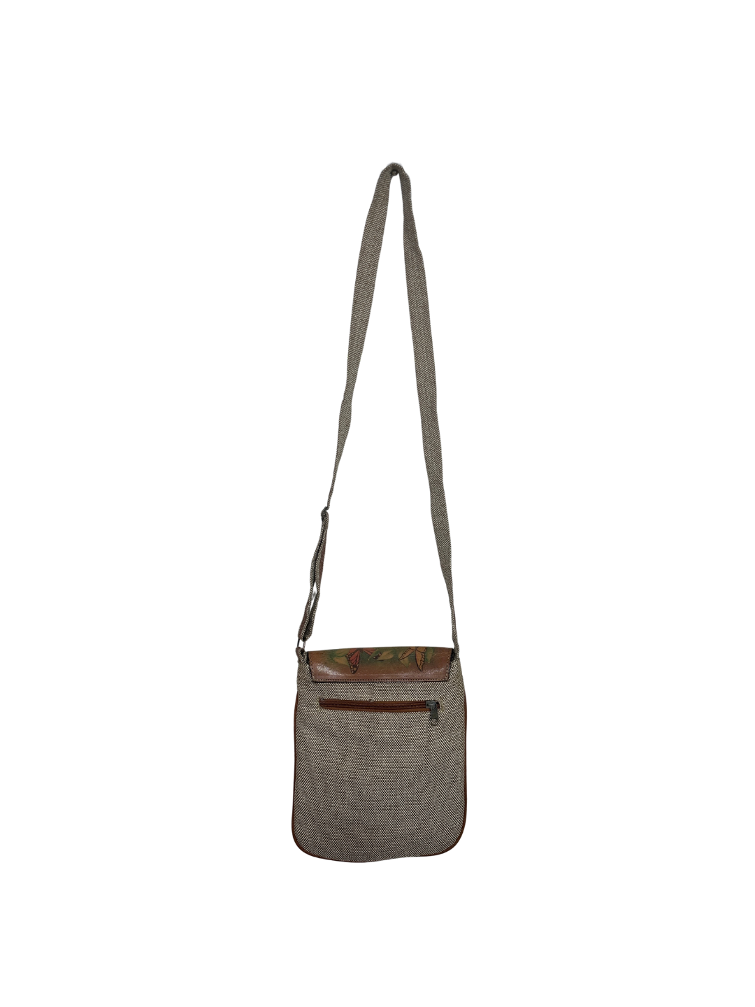 Stamped Leather Colombia Medellin Crossbody Flap Bag
