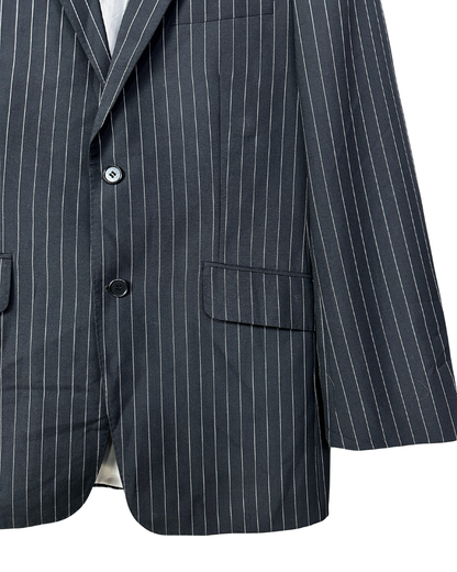 Batistini Striped Wool-Blend Full Suit - Size 50