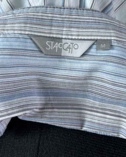 Staccato Striped Fitted Women's Shirt Medium