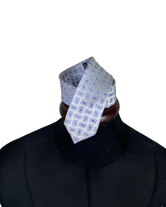 C&A Lavender Geometric Necktie