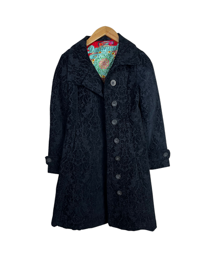 Desigual Women's Floral Pattern Coat - EU 36