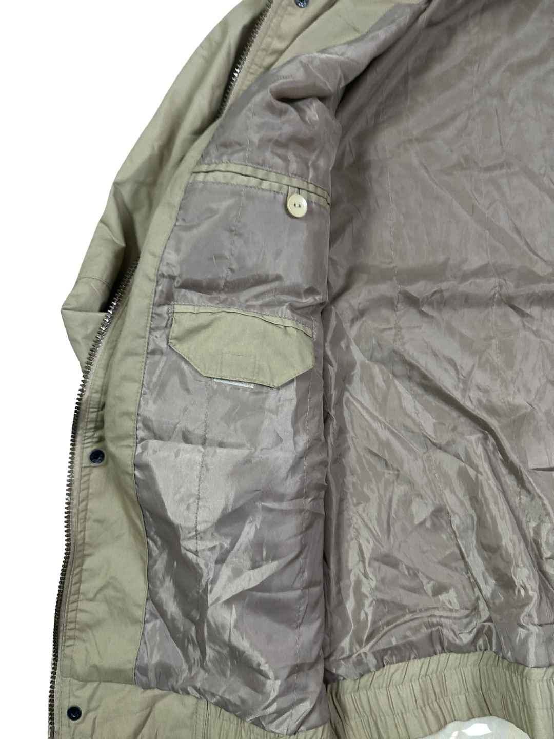 Vintage Two-Tone Utility Bomber Style Jacket - XL