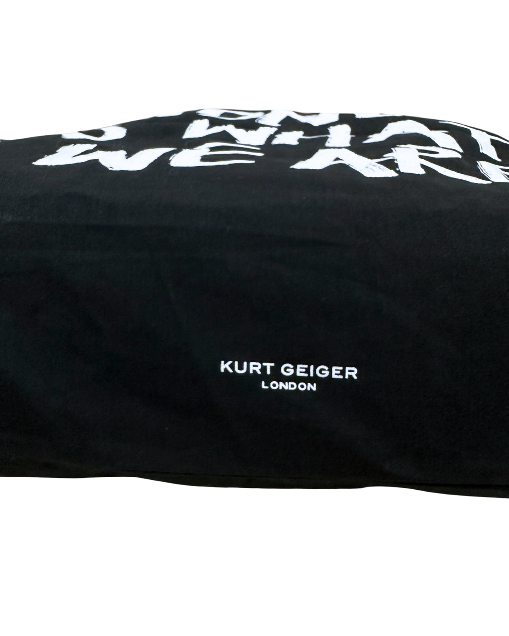 NWT Kurt Geiger Black Nylon & Patent Shopper Tote (With Dust Bag)