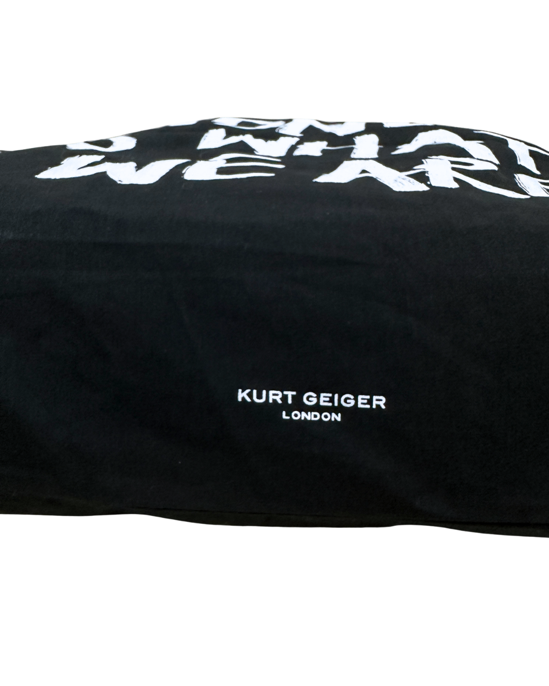 NWT Kurt Geiger Black Nylon & Patent Shopper Tote (With Dust Bag)
