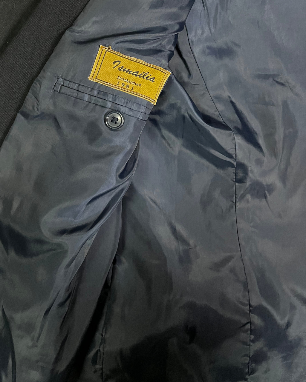 Vintage Navy Double Breasted Blazer - Large