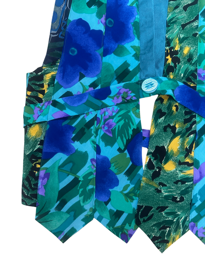 Handmade Upcycled Tie Vest Top & Choker