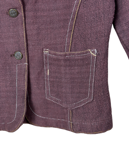 Vintage Embroidered Denim Jacket - Women's Small
