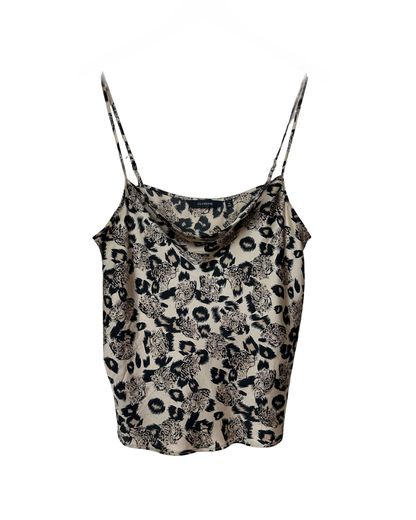 Glassons Cowl Neck Leopard Cami Top