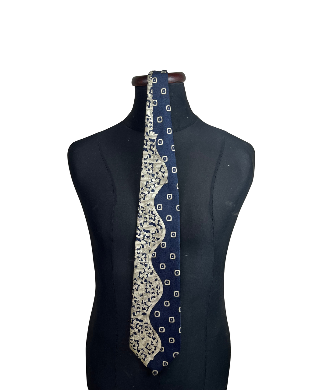 Patterned Polyester Necktie 10.5 cm