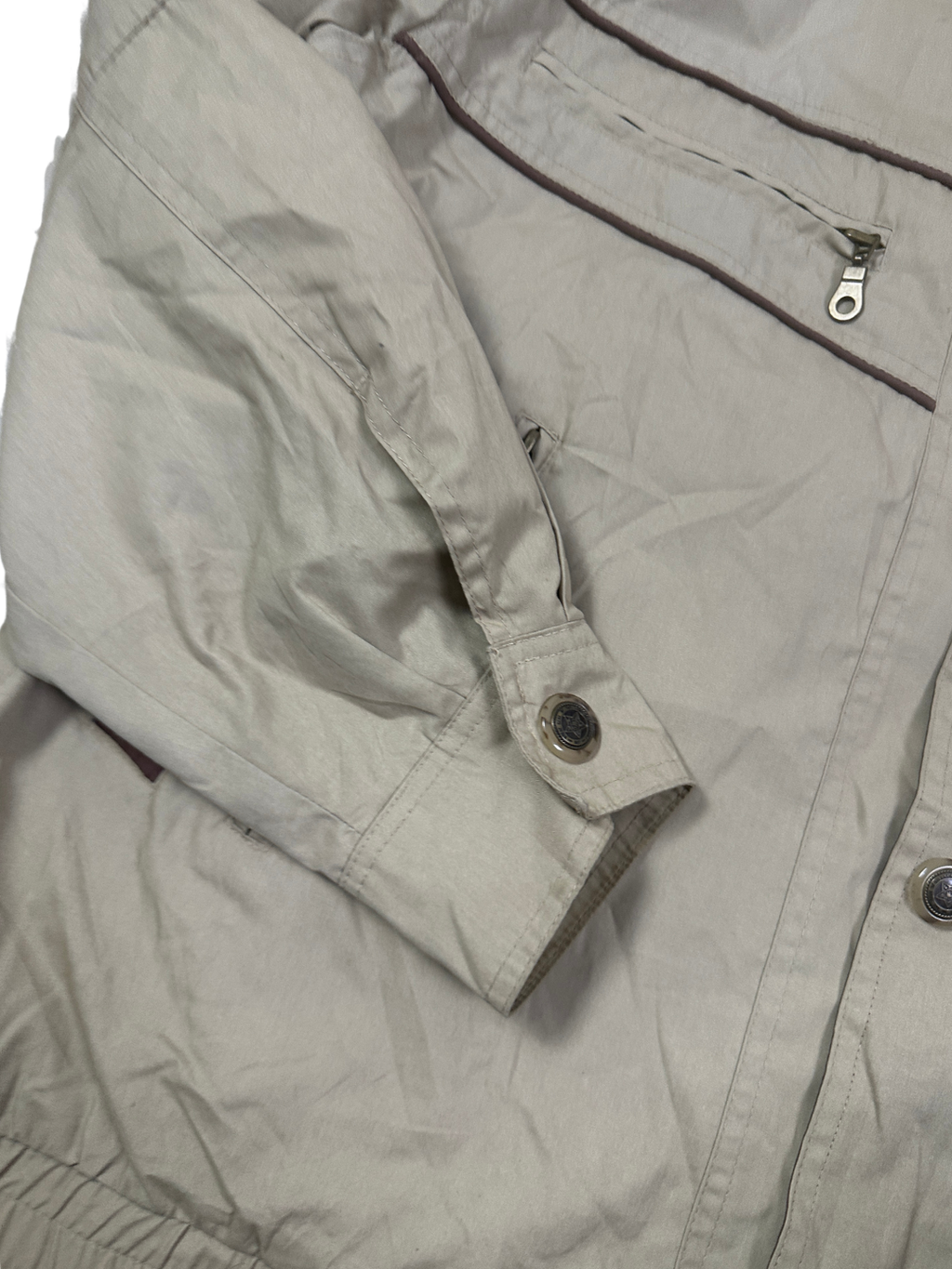 Vintage Two-Tone Utility Bomber Style Jacket - XL