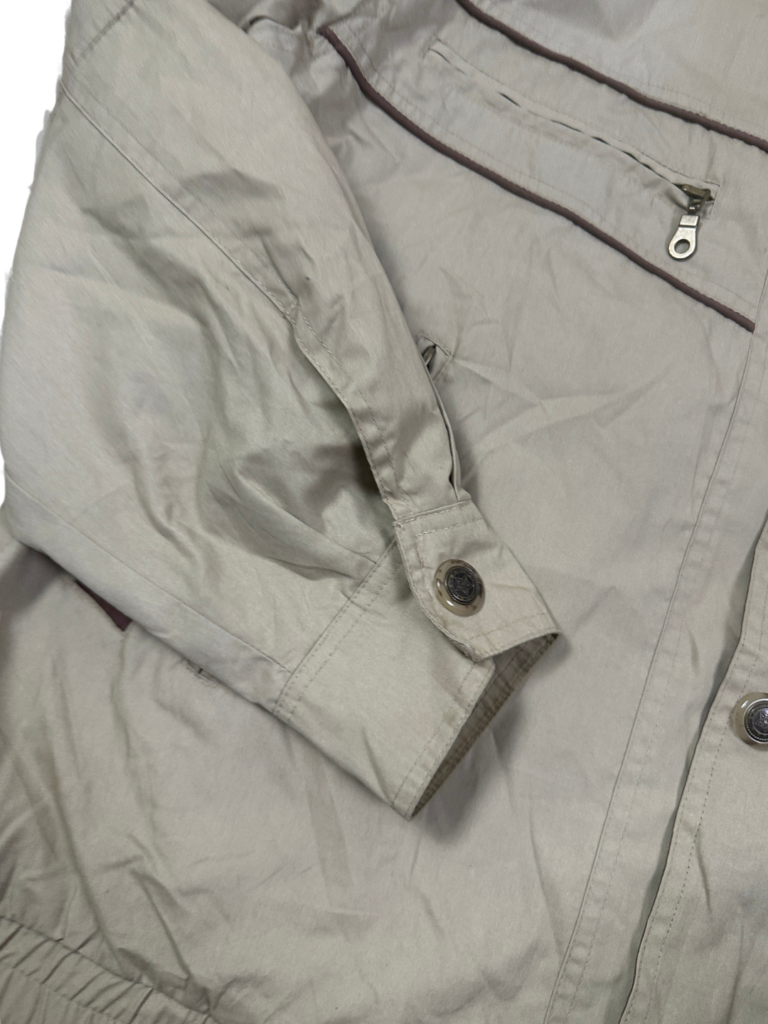 Vintage Two-Tone Utility Bomber Style Jacket - XL