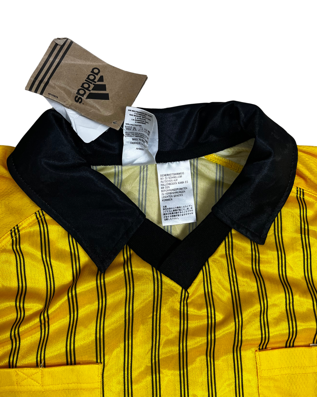 Deadstock Mens 1999-00 Sweden FA adidas Referee Shirt - Large