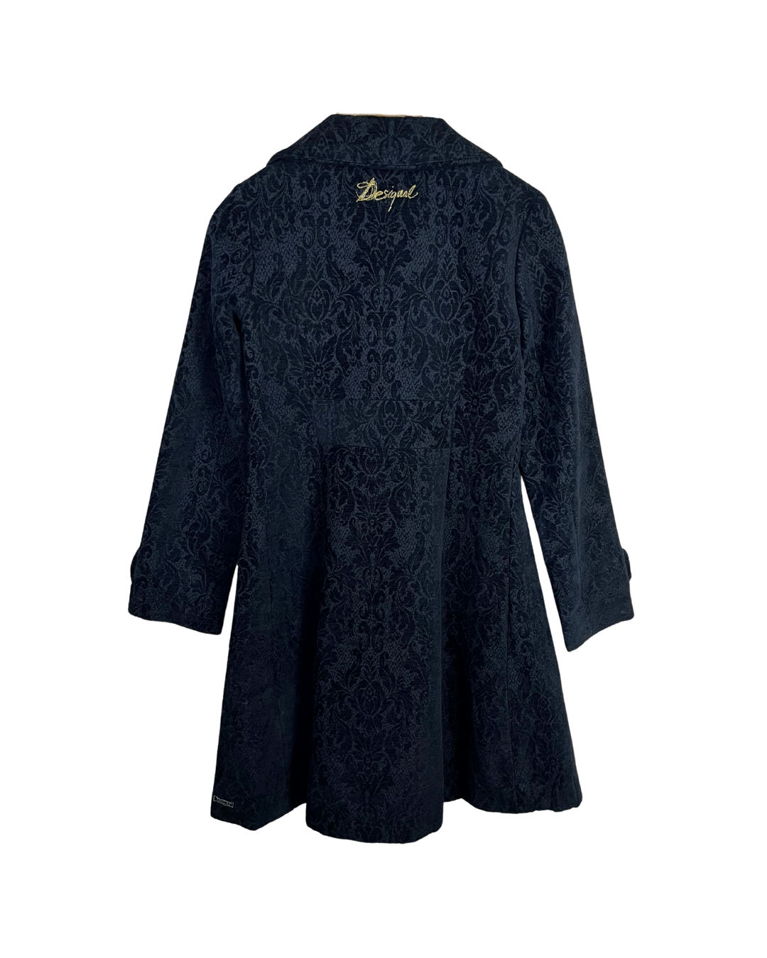 Desigual Women's Floral Pattern Coat - EU 36