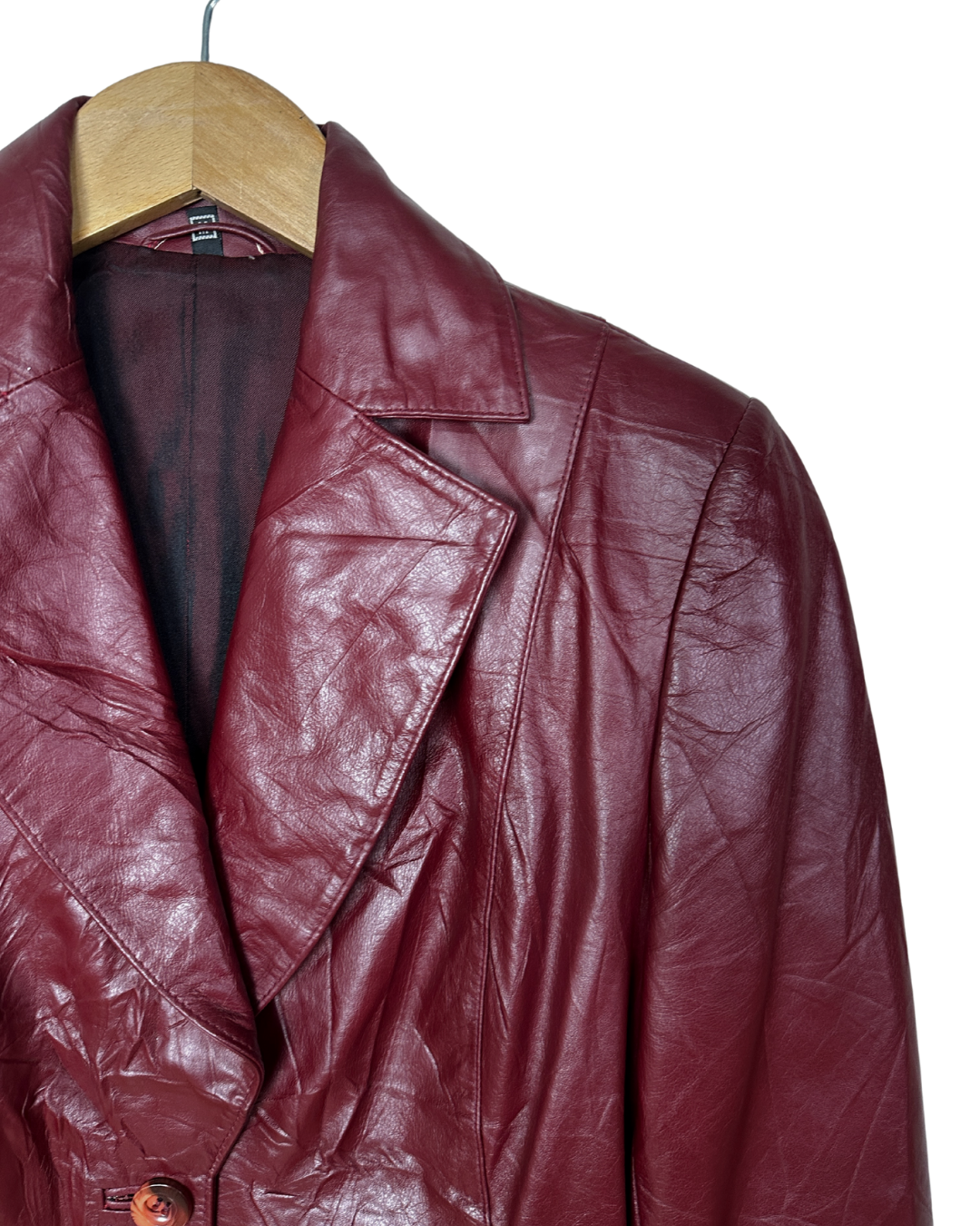 Vintage Genuine Leather Women's Jacket - Medium