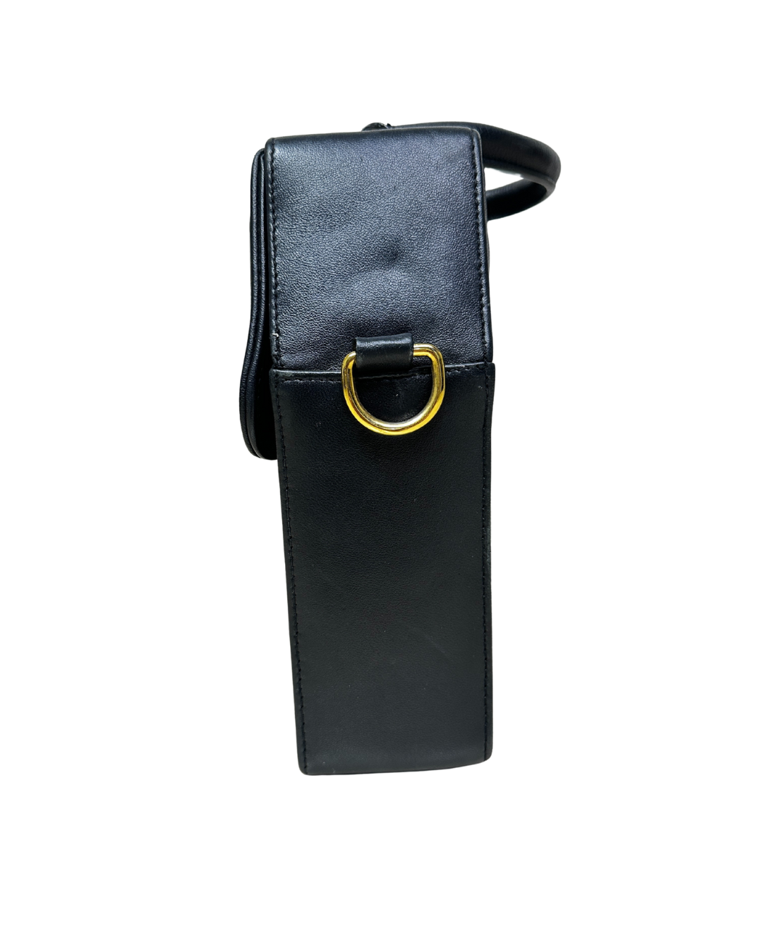 Vintage Genuine Leather Handbag with Removable Crossbody Strap