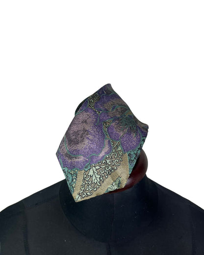 Brocade Necktie Made in Italy 8.5 cm