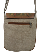 Stamped Leather Colombia Medellin Crossbody Flap Bag