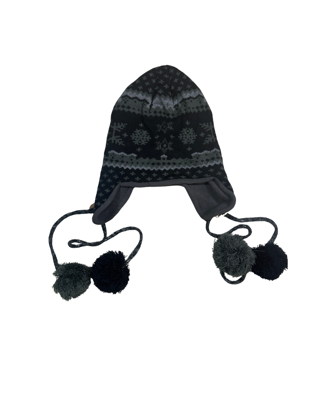 Nordic Snowflake Earflap Beanie